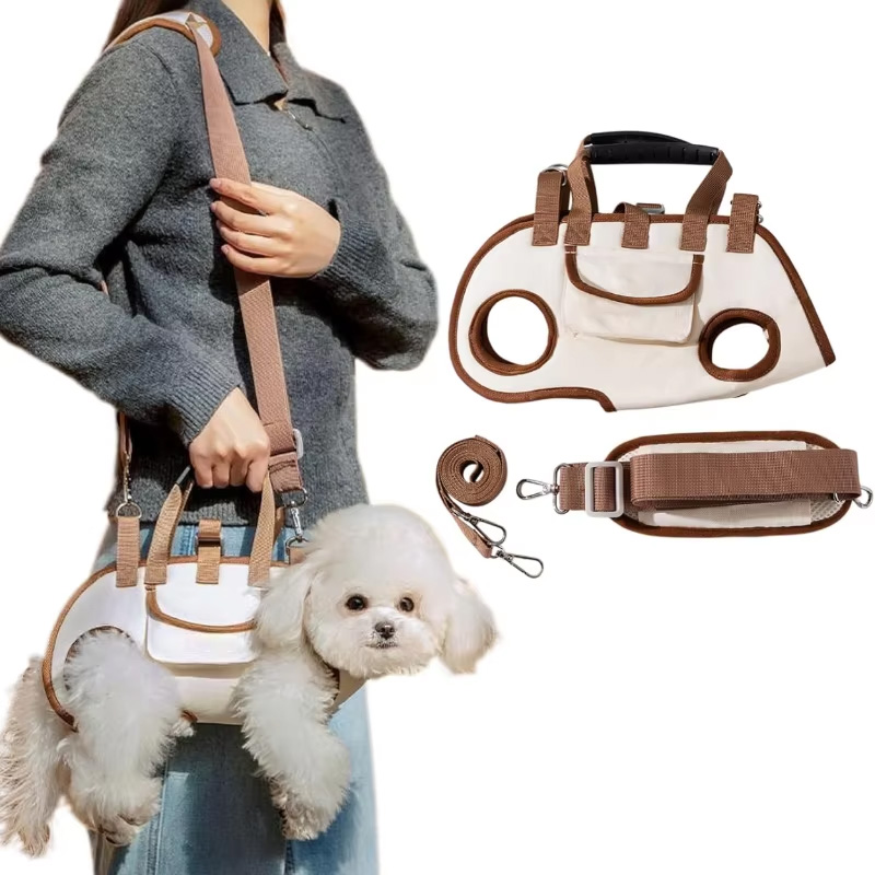 Pet Stroller Carrier - 2026 Kleiner Hunde-Tragesack mit Hebefunktion, Rucksack