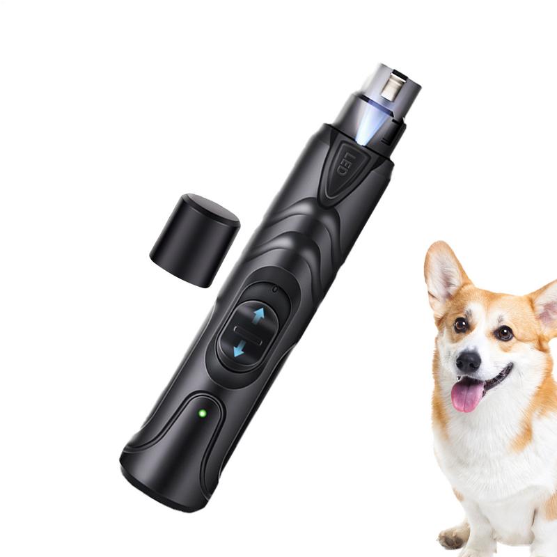 Pet Nail Grinder - Hunde-Nagelschleifer, superleiser elektrischer Nagelschleifer mit LED-Licht,