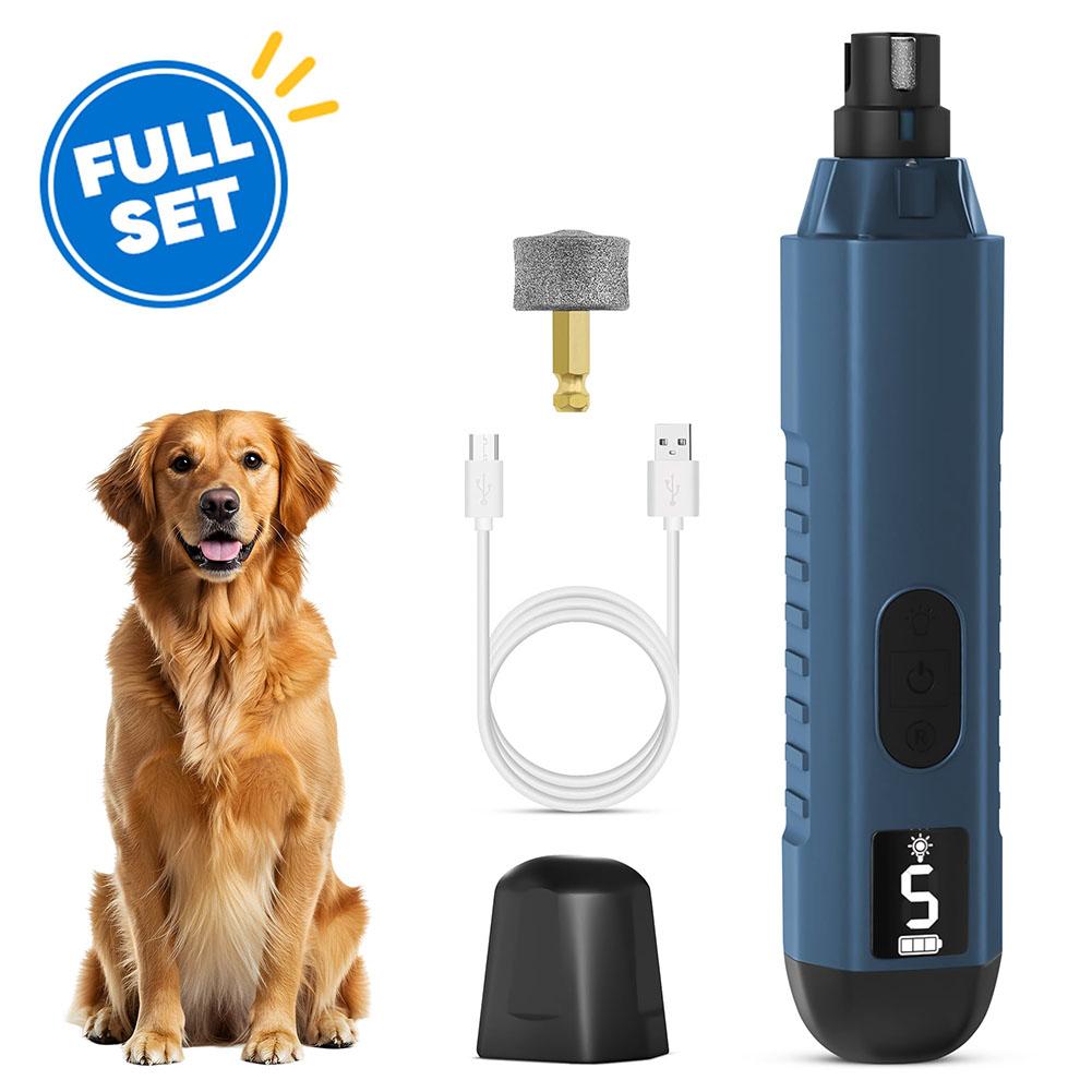 Pet Nail Grinder - Elektrischer Nagelschleifer für Haustiere, 5 Geschwindigkeitsstufen,
