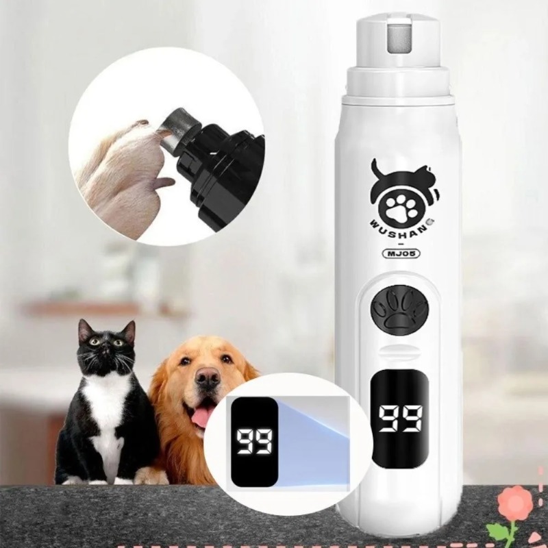 Pet Nail Grinder - Großer elektrischer Nagelschleifer für Haustiere –