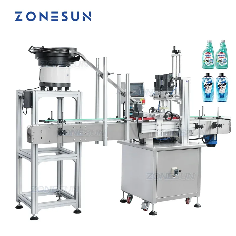 Automatic Pet Feeder - ZONESUN ZS-XG16P Automatische Verschließmaschine mit Vibrationsförderer