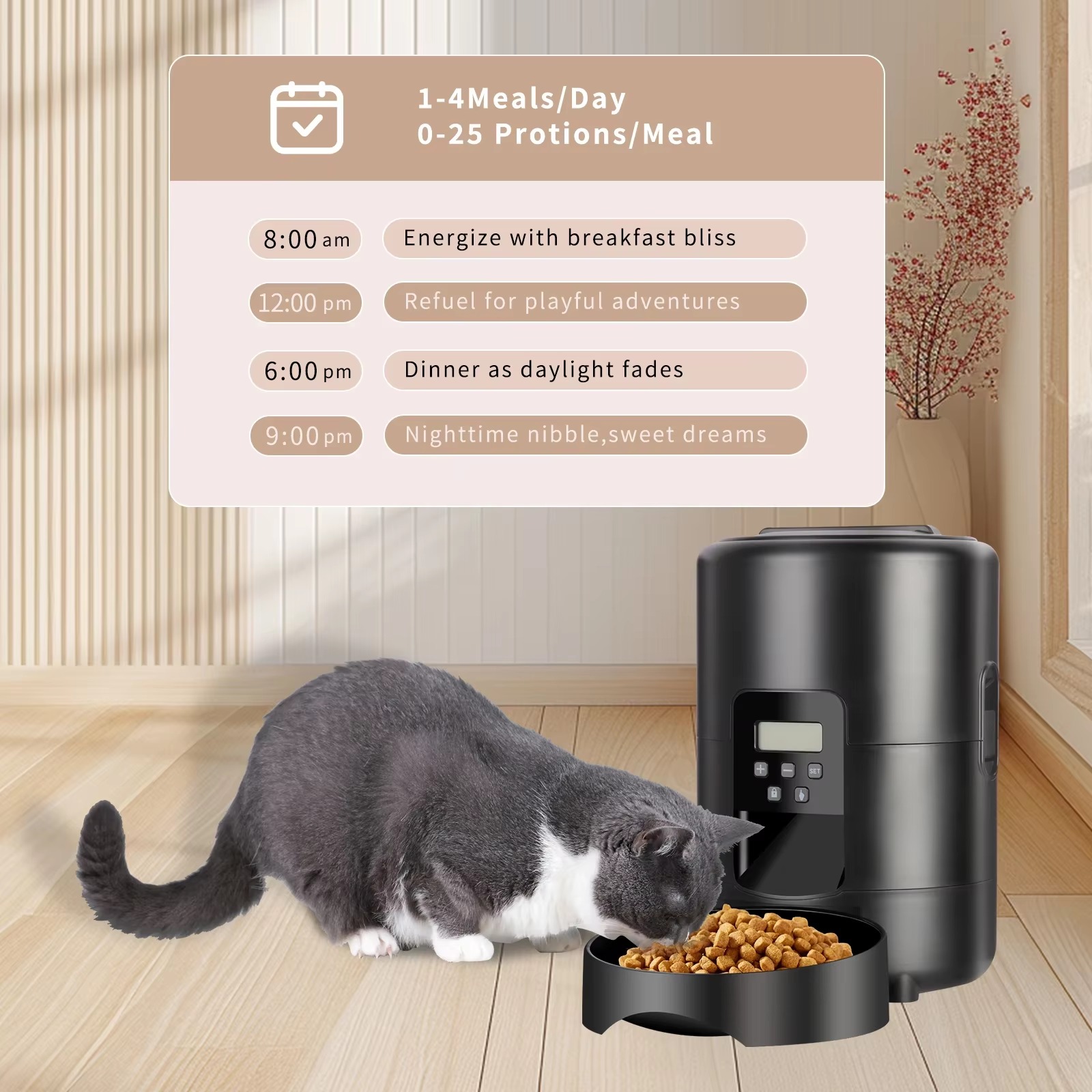 2L APP-gesteuerter Automatisch – Automatic Pet Feeder Bewertung und Preis
