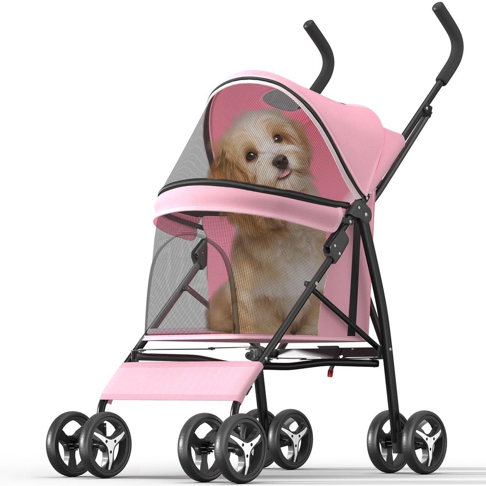 4-Rad-Haustierbuggy für kleine – Pet Stroller Carrier Bewertung und Preis