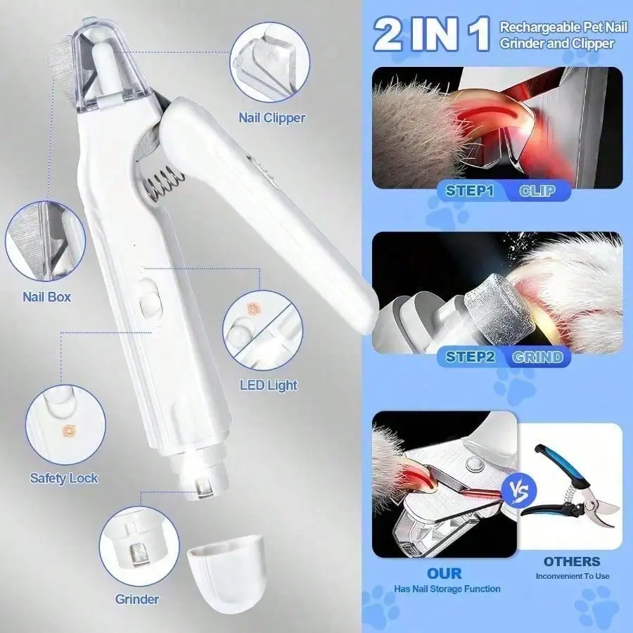 Neues Modell 2-in-1 Hundenagel – Pet Nail Grinder Bewertung und Preis