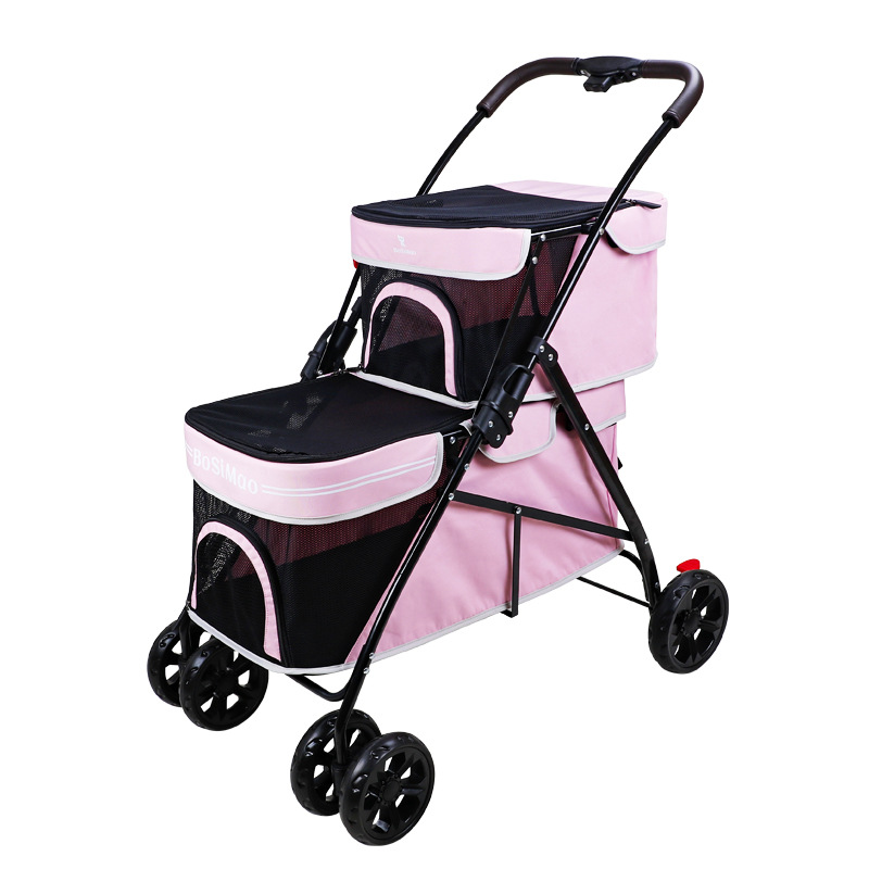 Tragbarer doppelschichtiger Ha – Pet Stroller Carrier Bewertung und Preis