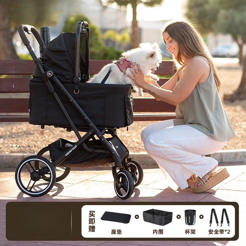 2-in-1 Haustier-Kinderwagen fü – Pet Stroller Carrier Bewertung und Preis